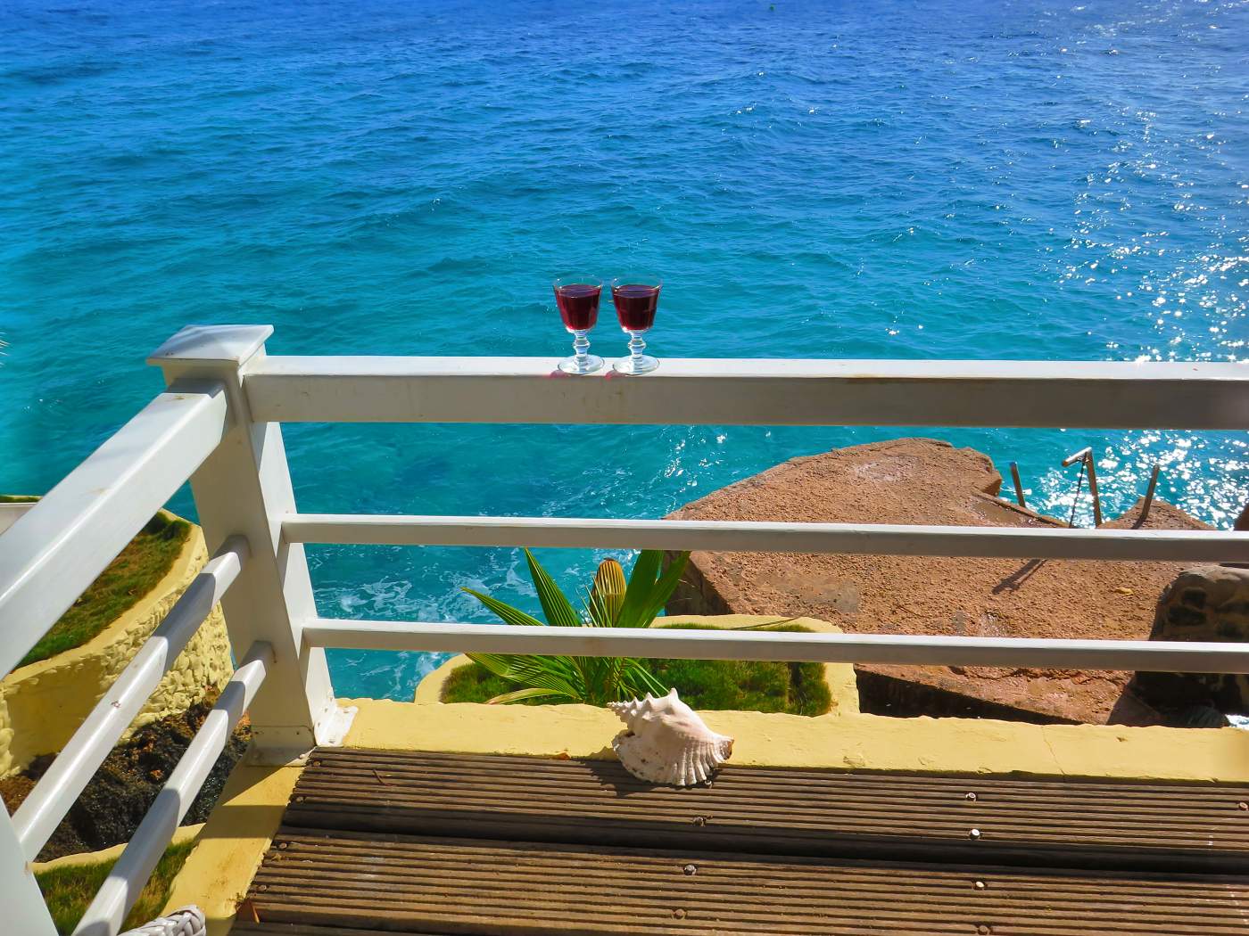 Vstup do moře, Sun Reef Village, Curacao